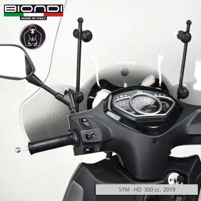 Kit Attacchi per schermi Club/LittleClub/Z…- SYM HD 300cc. 2019-2020 e 2021->