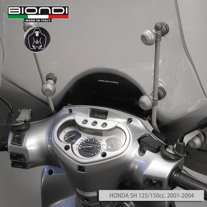 Kit Attacchi per schermi Parabrezza linea Club/Z... - HONDA SH 125/150cc. 2001-2004