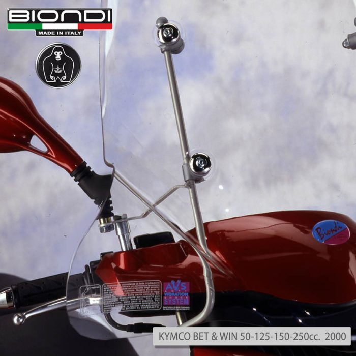 Kit Attacchi per schermi Parabrezza - KYMCO Bet & Win 50/125/150/250cc.  2000