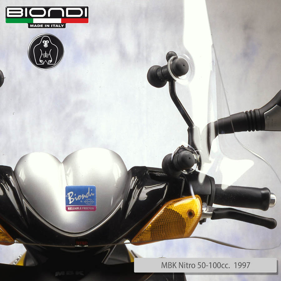 Kit Attacchi per schermi Parabrezza - M.B.K. Nitro H2O 50/100cc. 1997, YAMAHA Aerox 50/100cc. 1997