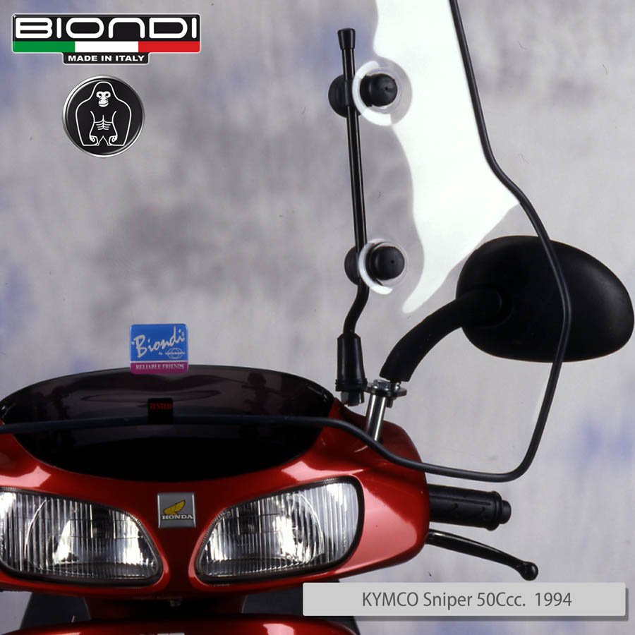 Kit Attacchi per schermi Parabrezza - KYMCO Sniper 50cc. 1994