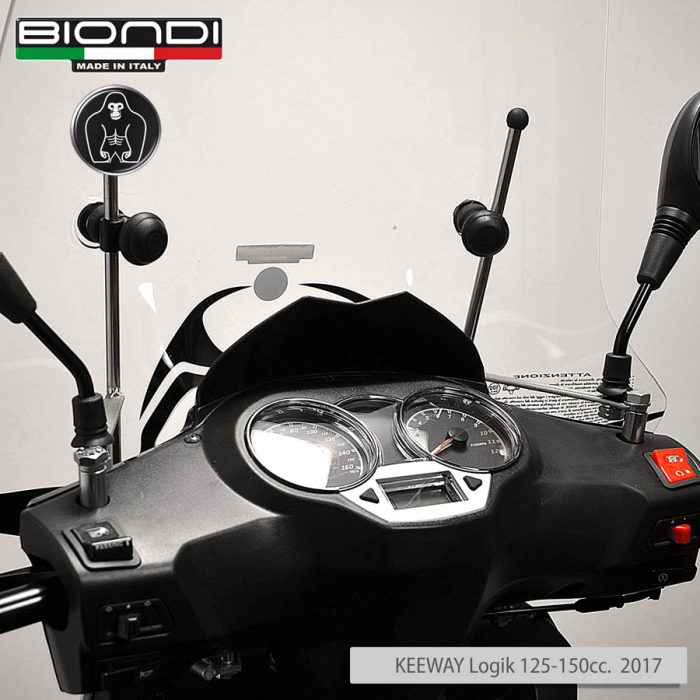 Kit Attacchi per schermi Parabrezza - KEEWAY Motor -JORDAN IT LOGIK 125/150cc. 2017
