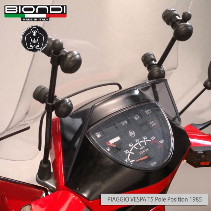 Mounting Kit for Screens - PIAGGIO Vespa T5 Pole Position 125 cc. 1985 apr