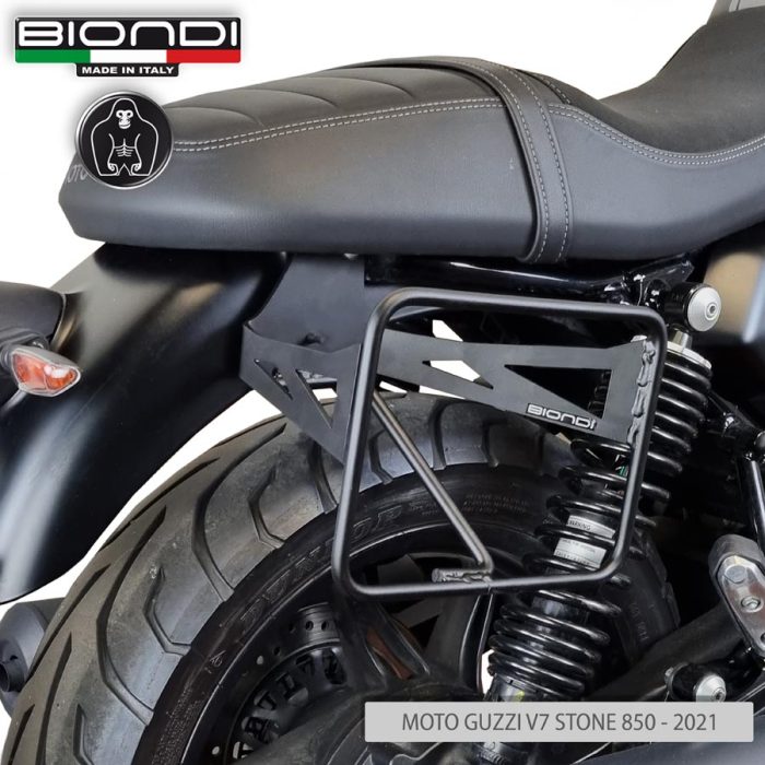 Side bags support (Frames) – SIDE DX – Specific for MOTO GUZZI V7 850 Stone 2021 - Image 2