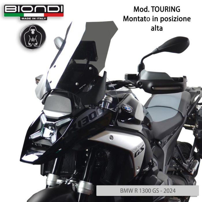 Cupolino Fumé scuro (Misura Touring) – BMW R 1300 GS (in tutte le versioni) R 1300 GS ADVENTURE– dal 2024 ad oggi (ADATTO PER MOTO CON E SENZA RADAR) - immagine 6