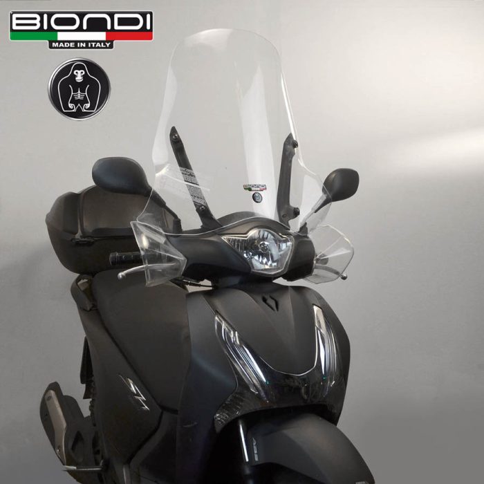 Parabrezza RICAMBIO LASTRA ORIGINALE - HONDA SHi 125/150cc. ABS 2012/2016, SUPER SOCO CUx 2019 (solo schermo trasparente) - immagine 3