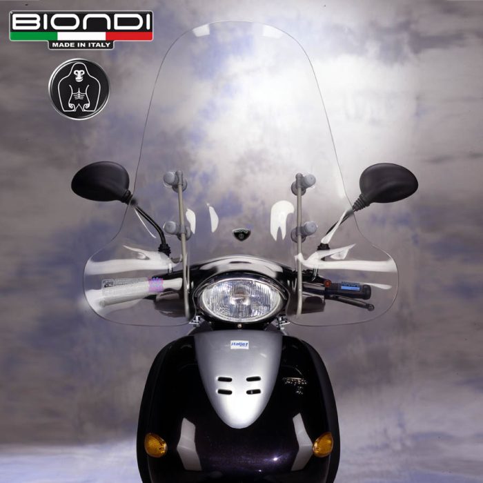 Parabrezza Mod. Club (solo schermo trasparente) - ITALJET Torpedo 125/150cc. 1996-2006, T.G.B. ME2 125/150cc. 2007 - immagine 2