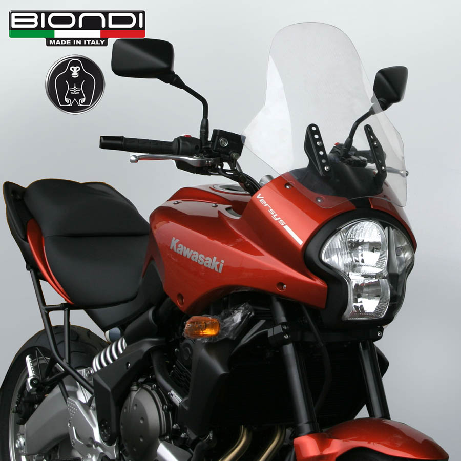 Portatarga per Moto regolabile in acciaio vernicicato nero (kit completo) - KAWASAKI Versys 649cc. 2007-2009 - immagine 2