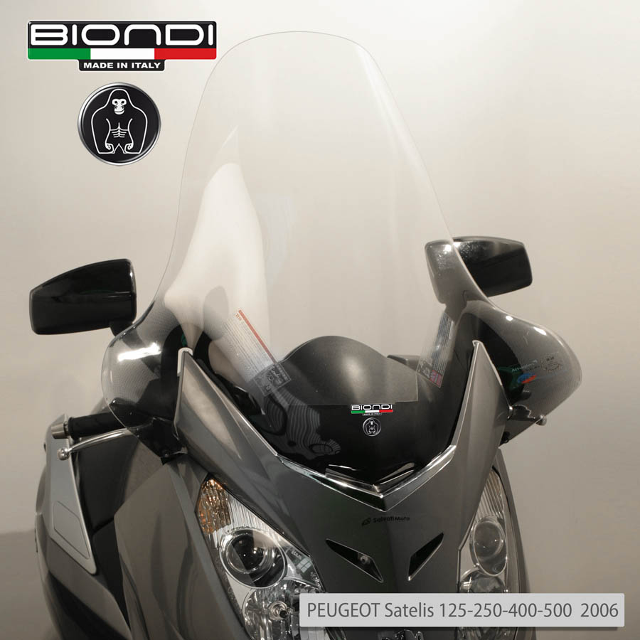 Windscreen for scooter Club Model (Mounting Kit Included) PEUGEOT Satelis 125/250/400/500cc. 2006 - Image 2