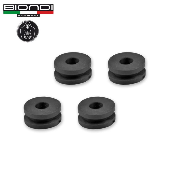Passafilo /Passacavo in gomma per foro parabrezza Ø 13 mm. (esterno Ø 20 mm, Canale 3 mm, Foro 8 mm.). (Compatibile per gli schermi originali e per i nostri schermi di ricambio dello scooter Honda SH 125/150 cc. anno 2005/2008) Set 4 pz.
