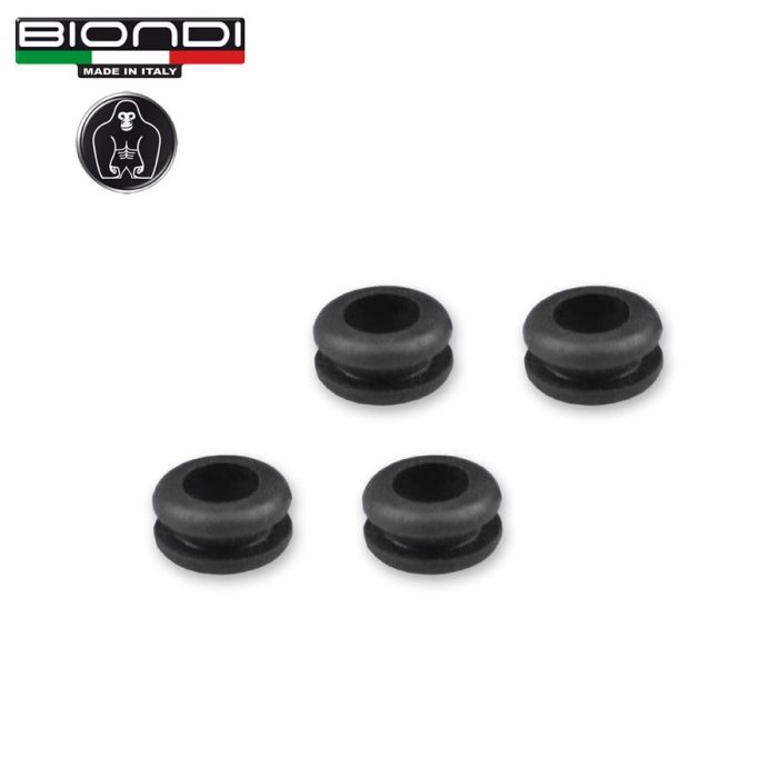 Rubber cables guide for windshield hole 10 mm (external Ø 14 mm, groove 2 mm, hole 8 mm.) (4 pieces set)
