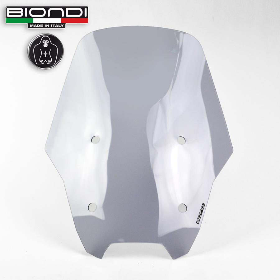 Windshield Smoke Grey Mod. Touring – MOTO GUZZI V100 STELVIO PFF 2024 -> (Con Radar) (+6 cm. compared to the original)