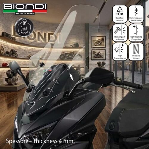 8061310 KYMCO X TOWN ST 250 2026 WINDSHIELD Side vista w
